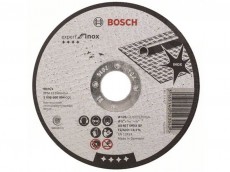 Отрезной диск BOSCH 2.608.600.094. Купить круг прямой по нержавеющей стали. Цена 125мм