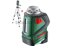 Bosch PLL 360 Set - Лазерный нивелир со штативом. Купить самовыравнивающийся построитель плоскостей Бош по приемлемой цене