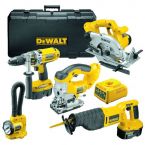 Набор DeWalt DC 5 PAKB. Комплект из 5 аккумуляторных инструментов