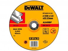 Отрезной круг DeWalt DT 42610. Купить диск 230х22.2х3мм. Для металла. Цена