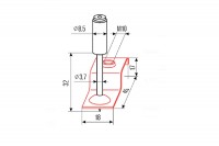 Гвозди монтажные пироксилиновые FEDAST PA32-M10Z2 (упак 100шт)