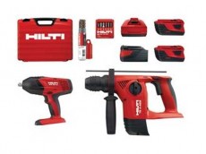 Аккумуляторный набор инструментов Hilti батарейки + TE6A36 + Siw 22T-A + зарядка