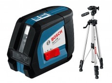 Лазерный нивелир Bosch GLL 2-50 и штатив BS 150. Купить построитель плоскостей. Цена