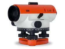 Оптический нивелир RGK C-20. Купить геодезический прибор. Смотреть характеристики и цену нивелира C20