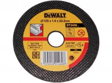Диск отрезной DeWALT DT 3409. Купить круг по металлу 125х22.2х1.6мм