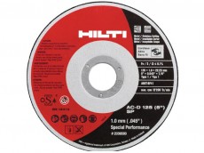Отрезной диск HILTI AC-D 125 Inox USP. Тонкий диск (1мм) для резки стали шлифмашинкой. Цена. Купить
