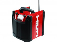 Радиоприемник HILTI RC 4/36-DAB. Купить радио с функцией зарядного устройства. Цена