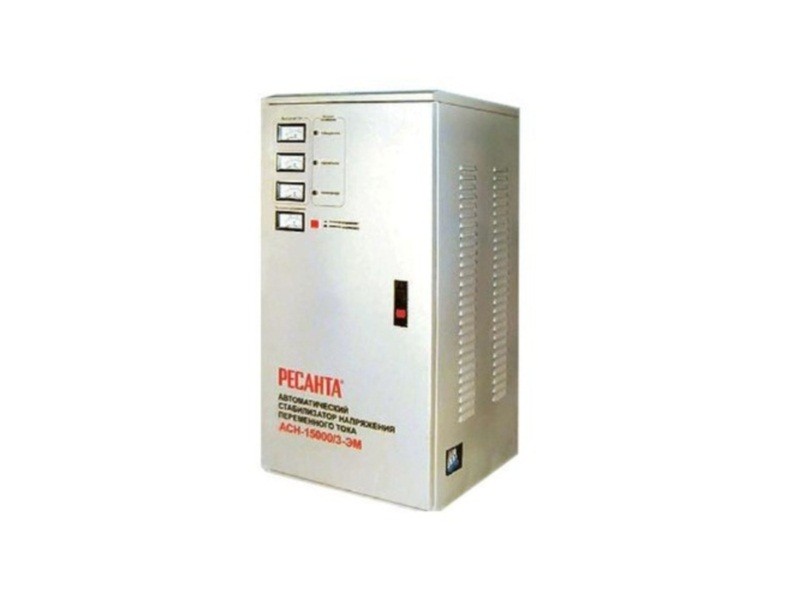 Стабилизатор напряжения Ресанта АСН 15000/3-ЭМ. Купить трехфазный. Цена ...